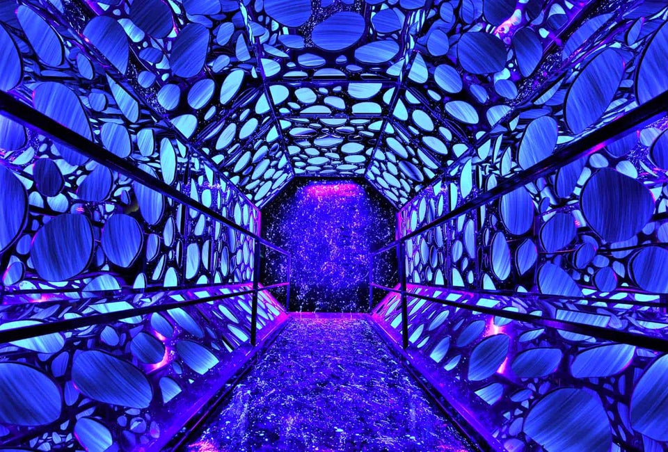 Enter the worm hole. Photo by Christopher Brielmaier courtesy of Seismique