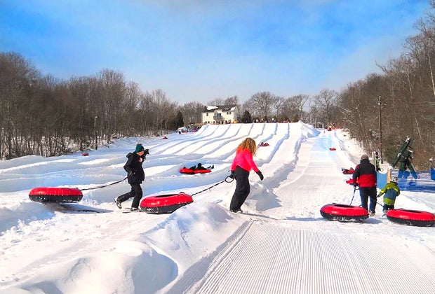 Photo of snow tubing park - best snow tubing in CT