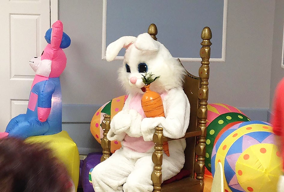 The Yorktown Heights American Legion hosts Breakfast with the Easter Bunny this weekend. Photo courtesy of the club