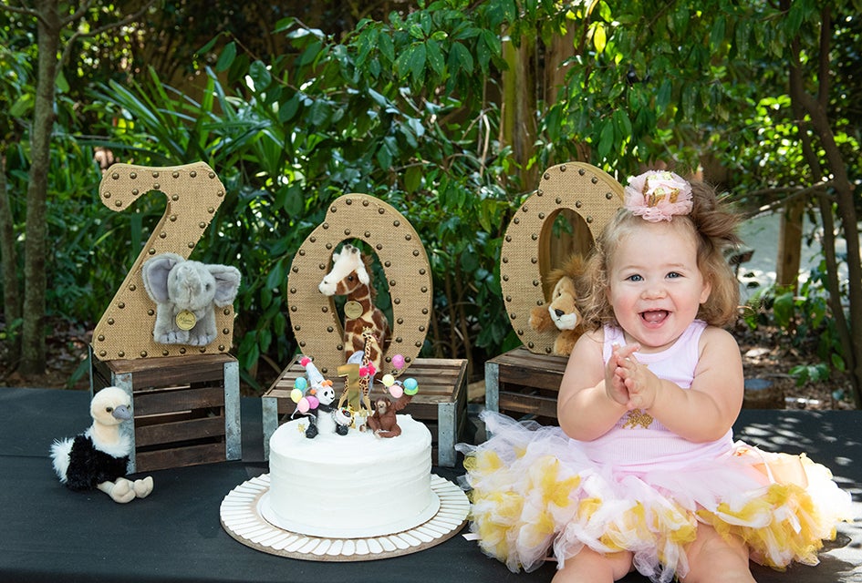 Celebrate a first birthday with the animals at Zoo Atlanta. Photo by Jack Parada Photography