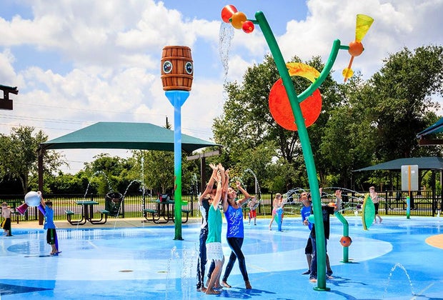Zube Park splash pad